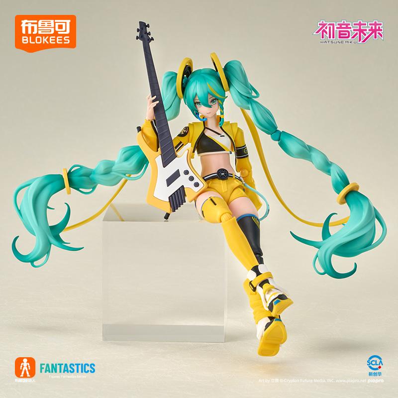 Blokees Hatsune Miku Cartoon Anime Assembly Figurine Toy Anime Action Figure PVC Kids Toys Doll Collection Figures Gift