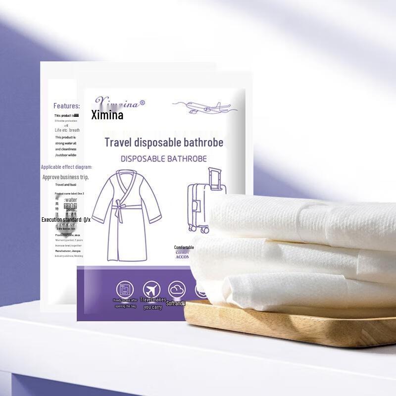 SIEHE KEAN Einweg-Reisebademantel