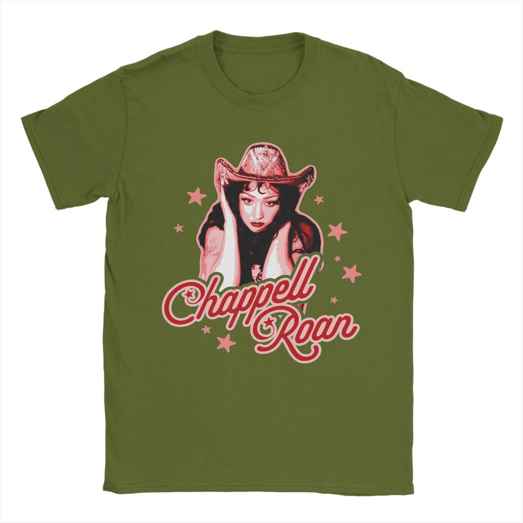 Awesome Cowboy Girl Chappell Roan TShirt for Unisex Round Neck 100 Cotton T Shirt Short Sleeve Tee Shirt Graphic Clothes