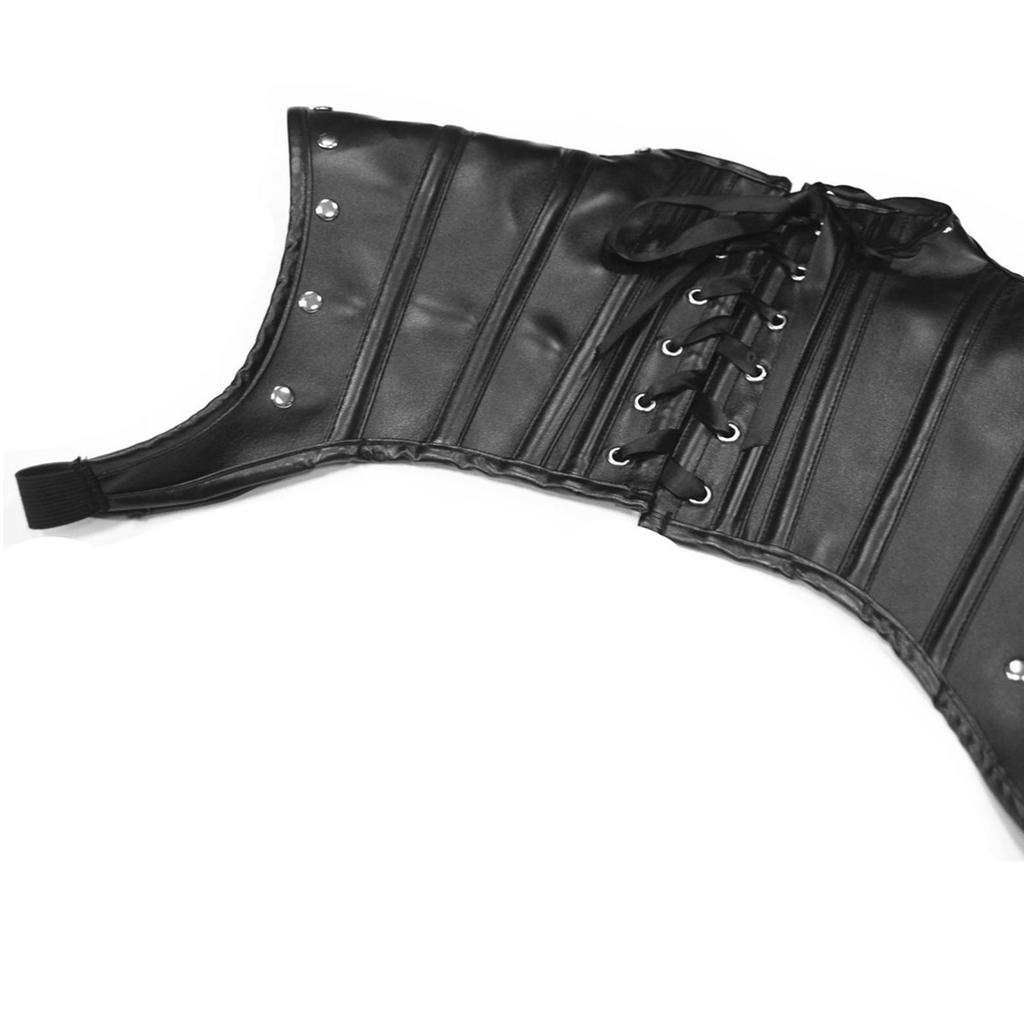 Capa de Ombro de Couro Capa Cinto Fantasia de Festa Cosplay Mulheres Armadura Xale Cachecol Couro PU Punk Gótico Armadura de Cavaleiro