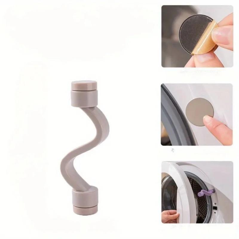 1 Stück Wäschetür-Sicherheitsschloss-Belüftet Anti-Schimmel Waschmaschinen- und Badewannen-Schutzclip-Schloss Magnetische Saugbefestigung Clip