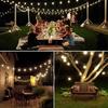 New Solar Crystal Globe LED String Lights LED Solar Outdoor Light IP65 Fairy Light Wedding Garland for Garden Party Decor