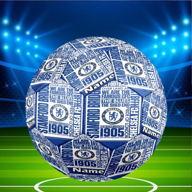 Custom Name Personalized football club F.C-A Print Size 5 Soccer Ball Training & Match Football, for Team, Kicking, Gift for Football Enthusiasts