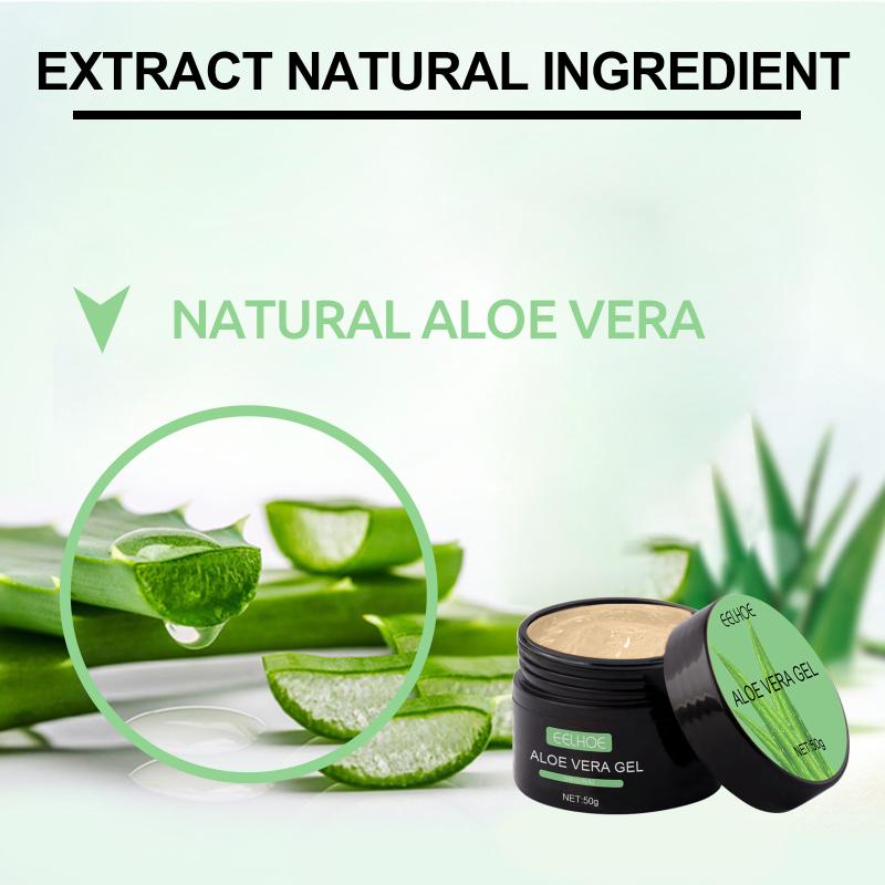 Aloe Vera Sunburn Care Gel After Sun Repair Cream for Face and Body Deep Hydration Moisturizing Sensitive Skin