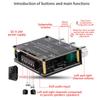 Plastic 2.1 Channel Amplifying Module Bluetooth-compatible Stereo Subwoofer 20-30KHz Remote Control Music Amplifier Board