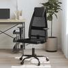 VidaXL Height-Adjustable Office Chair Black, Chair, Work Chair, Fabric Chair, Computer Chair, Seat of 353023