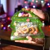 10pcs Elk Christmas Tree Shaped Candy Packing Bags Plastic Candy Pouches Christmas Gift Bags  Kids