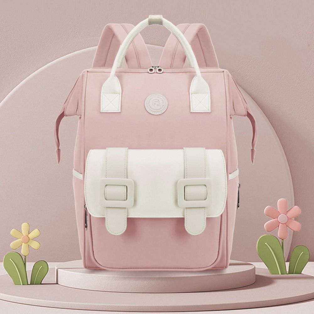 Waterproof Diaper Bag Backpack Korean Style Breastfeeding Bag Travel Backpack  Travel Use
