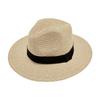 Foldable Colorful Summer Straw Hat Square Buckle Outdoor Beach Travel Breathable