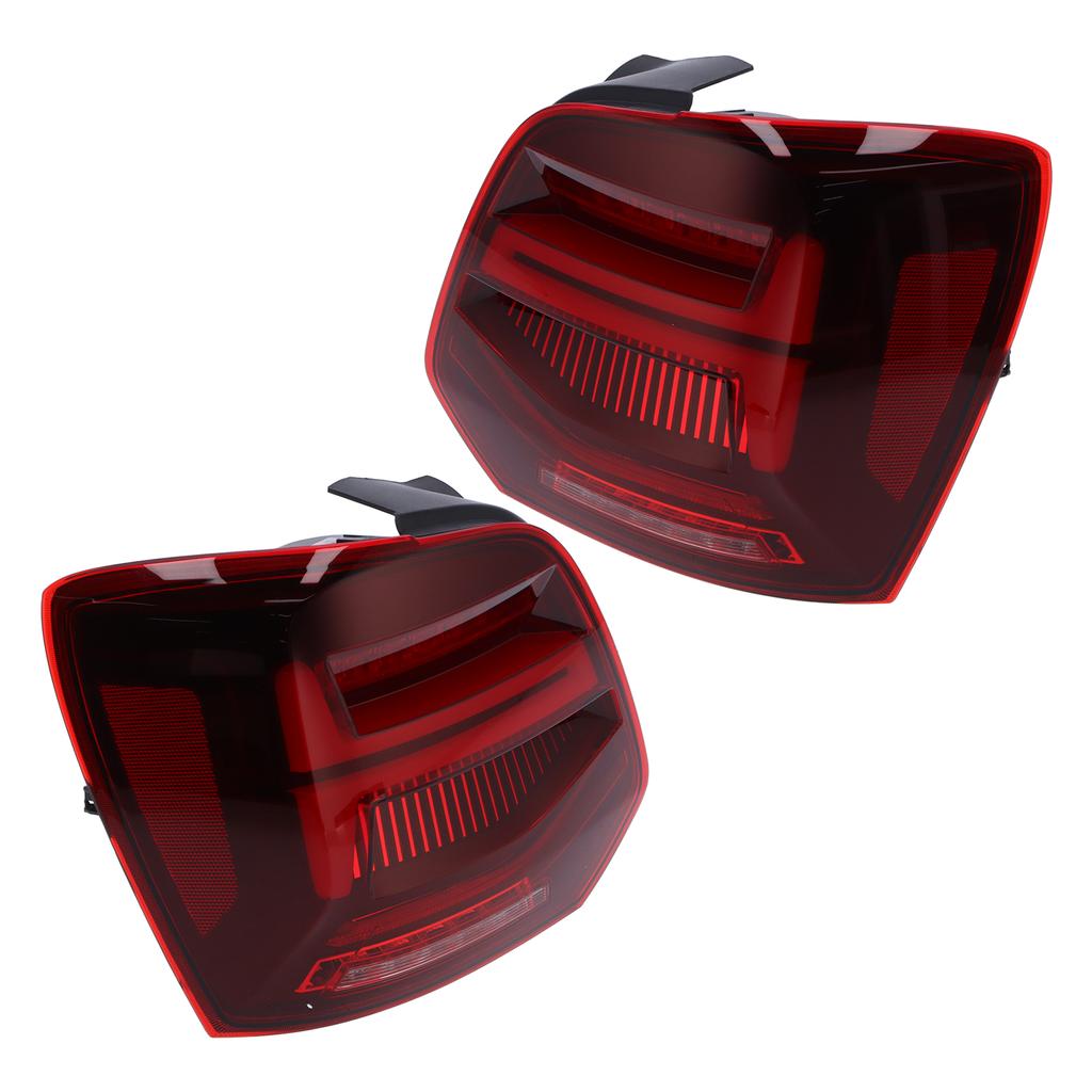 2PCS Left Handle Drive LED Taillights ABS PMMA Dynamic Turn Signal Back Lamp Fit for 6R / 6C / 61 2011‑2017