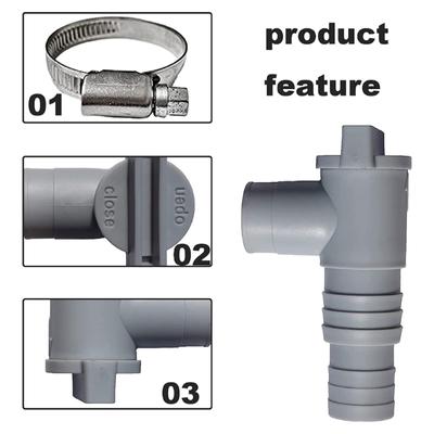 Pool Filter Adapter PVC On/Off Plunger Swimming Pool Hose Adapter