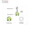 Jewelrypalace 1 .1ct Pravý Přírodní Peridot 925 Sterlingové Stříbro Přívěsek Náhrdelník Pro Ženu Jemné Šperky Drahokam Choker Bez Řetízku