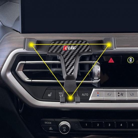 -2024 BMW X3 X4 Car Air Vent Mount Clip Phone Holder Stand For BMW X3 X4 | Black | Plastic | 1 Year Manufacturer Warranty | Easy tallation
