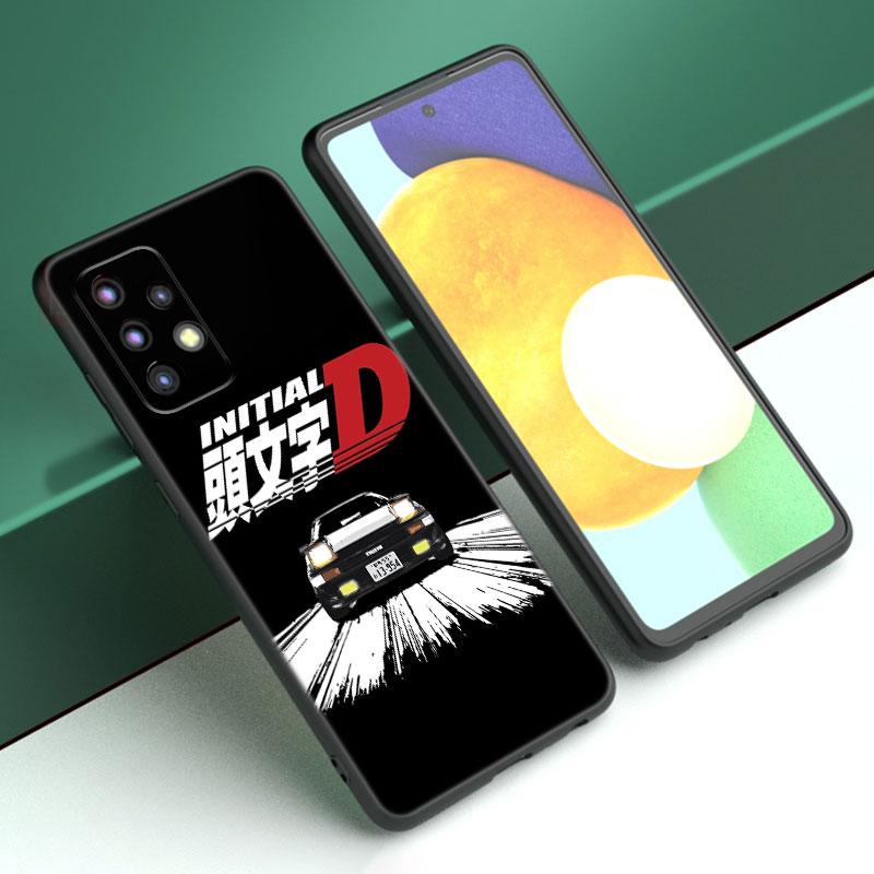 Initial D AE86 Phone Case For Samsung A13 A22 A24 A32 4G A23 A25 A34 A35 A52S A53 A54 A55 A73 5G A12 A14 A15 A31 A33 A50 A51 A72
