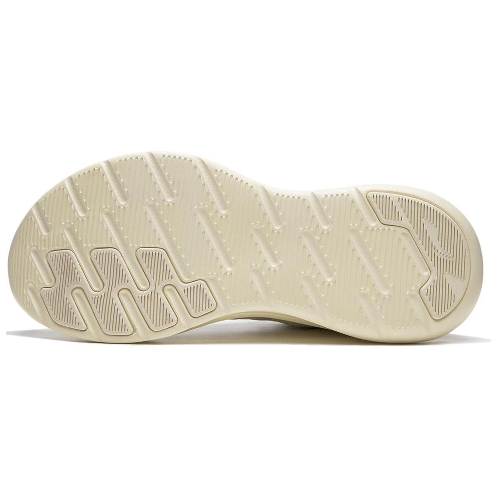 Li Ning Ling Yue Refreshing Comfortable Non-Slip Wear-Resistant Low-Top Running Shoes Men Running Shoes Oatmeal-Gray ARSU097-1