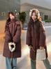 Korean Style Loose Knee-Length Winter 2026 Women's Down Cotton Coat - Trendy and Thickened