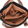 Borsa a mano in pelle di mucca al 100%, borsa a tracolla in vera pelle da donna, borsa a tracolla in pelle di mucca naturale di alta qualità, grande capacità