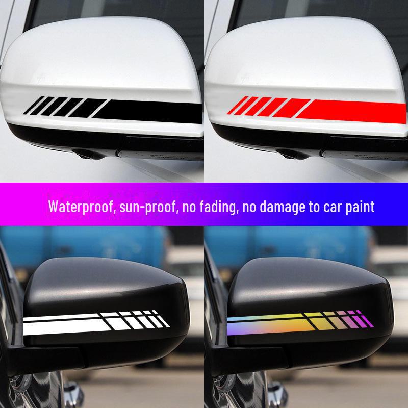 Popular Car Rearview Mirror Decorative Arrow Stickers - Reflector Scratch Cover Decals
