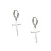 Reeti  Tone Earrings Cross For Women Stud Earrings Giveaway Present Earings Fashionable Fashionable JewelryFashion Stud