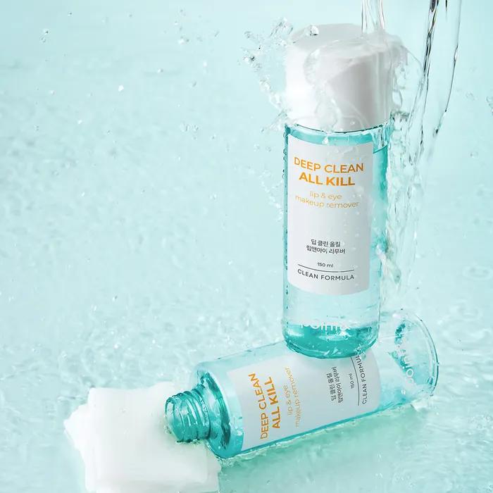 Deep Clean All Kill Lip & Eye Makeup Remover 150ml