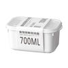 Stackable Rectangular Food Grade Plastic Storage Containers with Lids for Fresh-Keeping