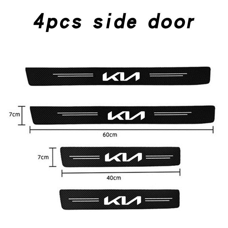 Car Bumper Door Guard Protection Film Car Door Sill Sticker For KIA sportage cerato Optima K2 K4 K5 rio soul stonic Accessories