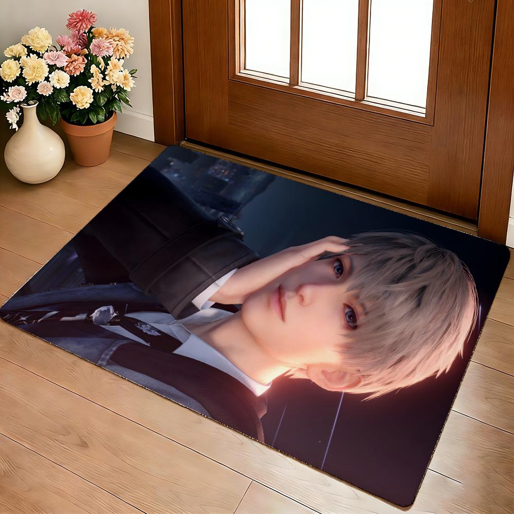 Deep Love R-Rafayel Game Floor Mat Cozy Flannel Soft Thick Non-Slip Mat For Living Room Bedroom Kitchen Decor Rugs