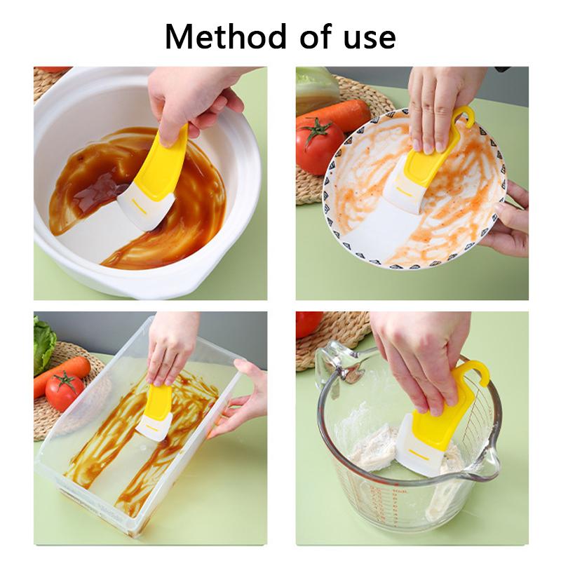 Küche Schaber Öl Fleck Reinigung Silikon Spachtel Kuchen Backen Gebäck Gadgets Schmutzige Pfanne Topf Gerichte Reiniger Werkzeuge Schaber