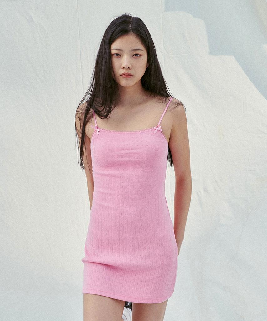 SLEEPYGOM Pure Pink Slipdress