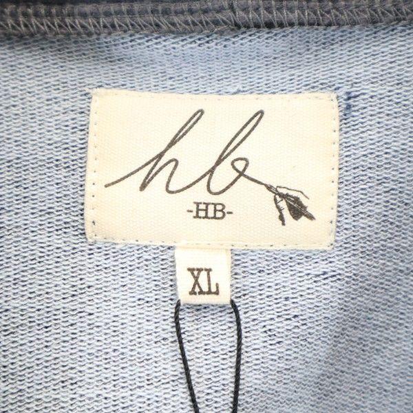 Brand new HB Long sleeve cardigan XL blue gray Men's Used
