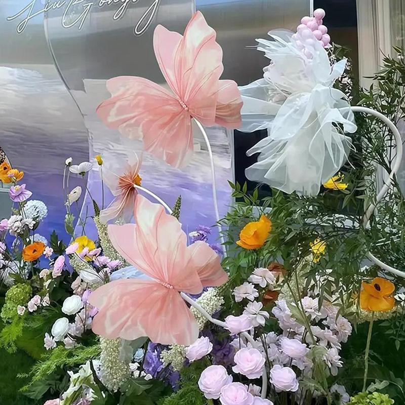 Butterfly And 5M Styling Tube Bendable Aluminum Pvc Pipe Wedding Party Baby Shower Birthday Decor Mold Diy Prop