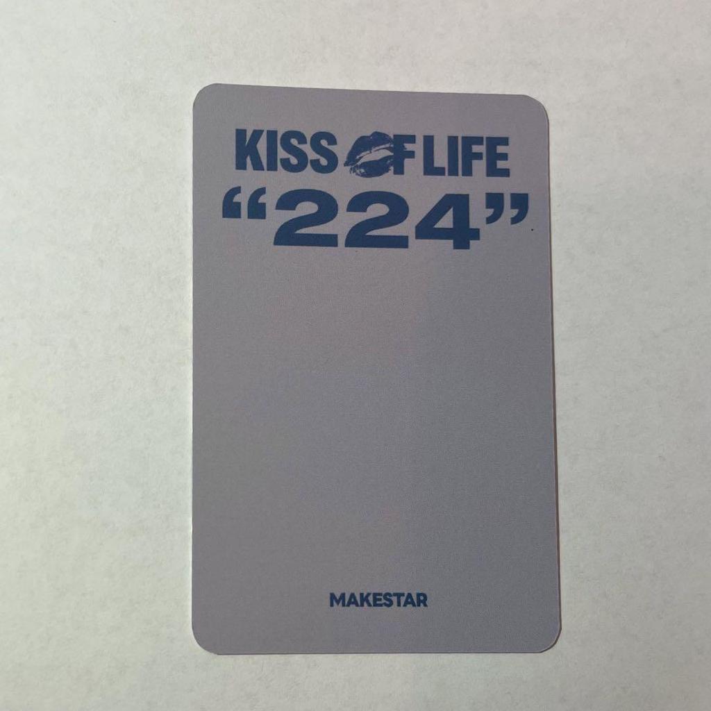 [USED] KISS OF LIFE Kiop Makestar Bonus Trading Card Julie