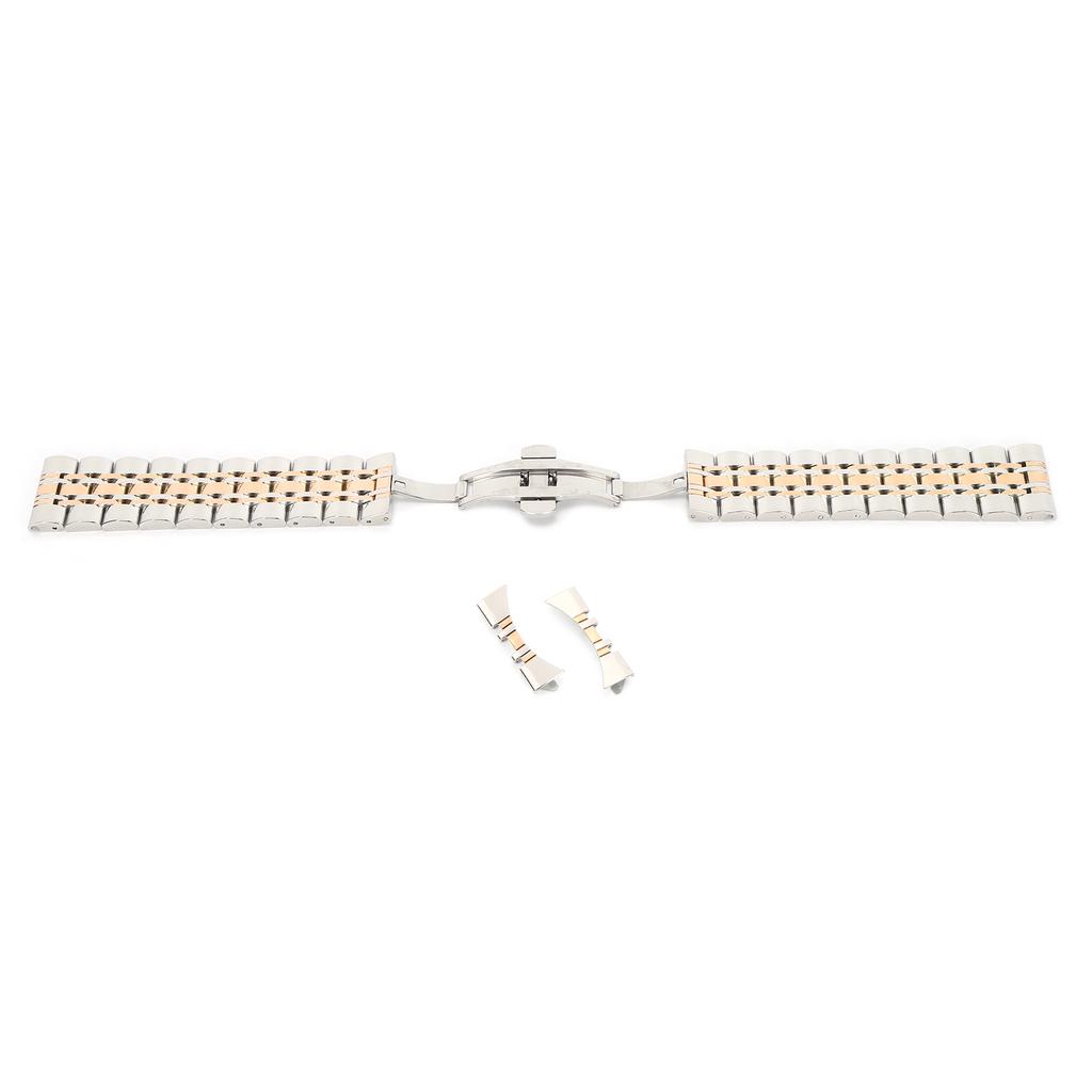 24mm Stainless Steel Watch Strap Replacement Watch Band Strap Accessory for WatchmakerRose Gold