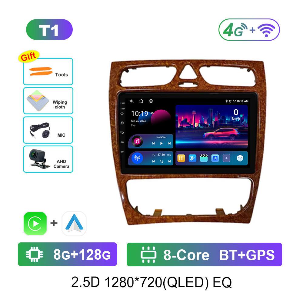 Android OS for Mercedes Benz C Class W203 C200 C320 C350 CLK W209 2002 - 2005 Car Radio Video Multimedia Player GPS 4G Bluetooth