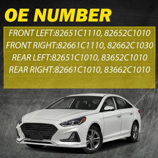 For 2015- Hyundai Sonata Exterior Door Handle Front Rear Driver Passenger