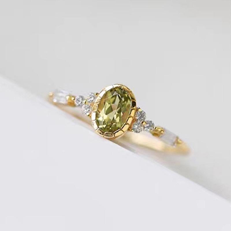 2026 New European and American Exquisite Elegant Ring Women s Geometric Design Zircon Ring Personalized Palace Style Daily Match 6
