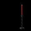 Black Wrought Iron Retro Candlestick Ornament for Christmas, Halloween, Weddings