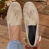New Women Loafers Handmade Tassels Decoration Shoes Women Solid Casual Boat Shoes Daily Office Concise Woman Flats Sneakers