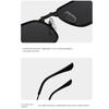 Retro Steamspunk Square Sunglasses Metal Frame Unisex Comfortable Daily Wear Sun Glasses Suitable for Driving Travel