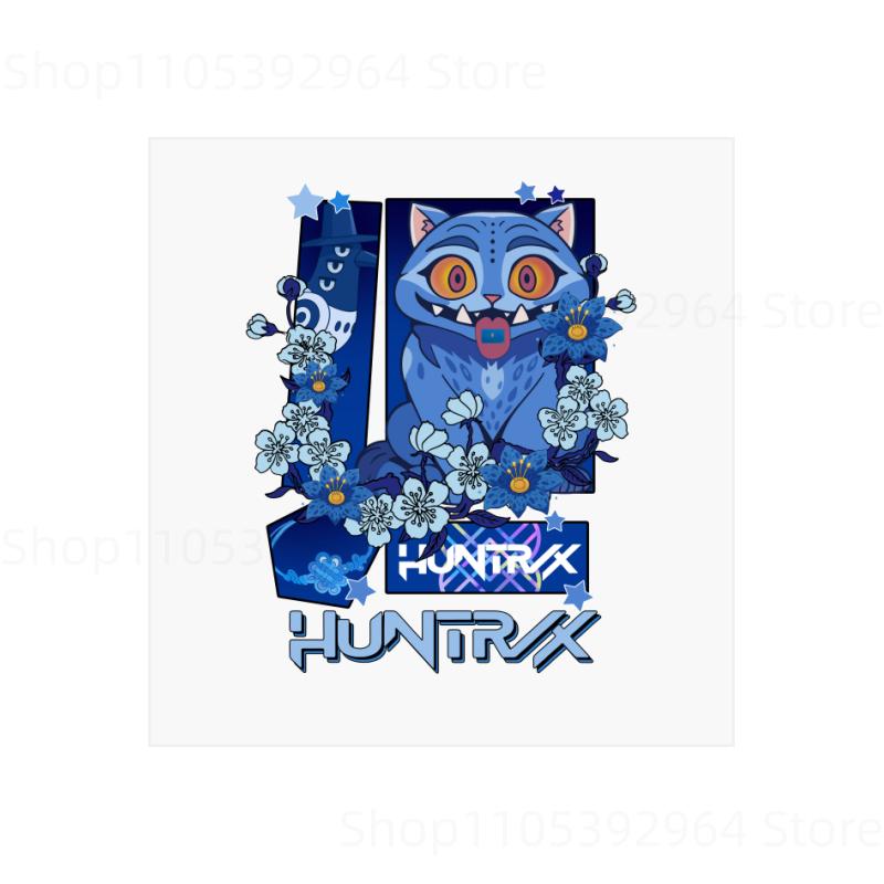 

KPop Demon Hunters Cartoon Stickers Decals DIY Clothes Backpack Decor Birthday Gifts Transfer Applique Hot Thermal Sticker 18-21CM