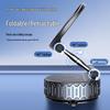 MagSafe Car Phone Holder with Metal Rod, Rotating, Folding, Anti-Shake Vacuum Suction Cup.