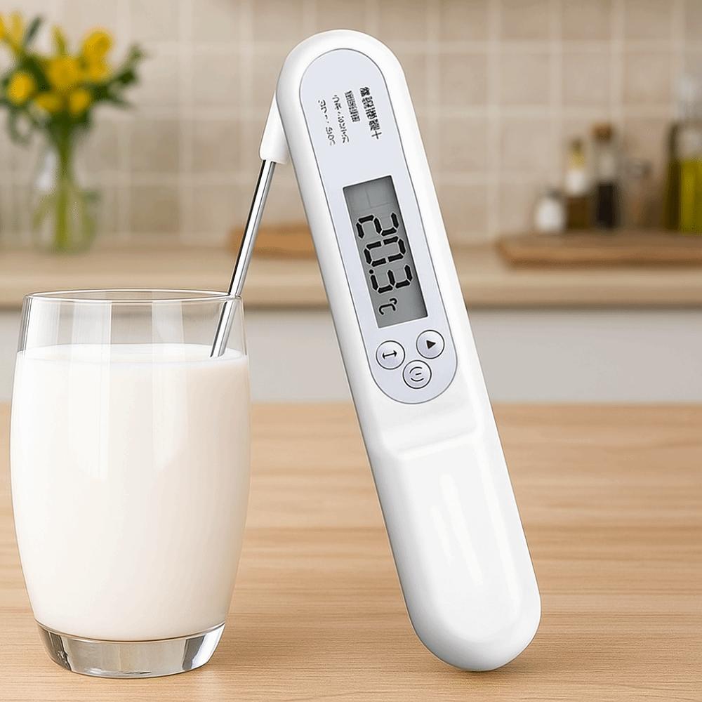 Foldable Digital  Food Thermometer High Accuracy Barbecue Thermometer  Baking