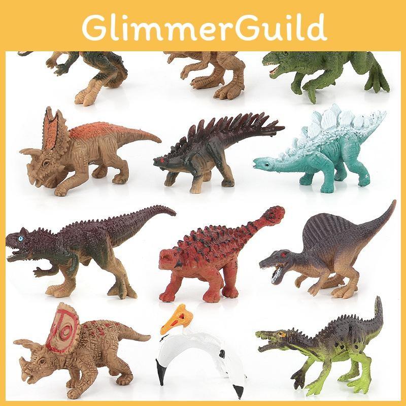 Tyrannosaurus Dinosaur Miniature Models Set Kids Learning Play Collection And