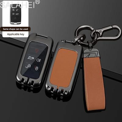Autosleutelhoes van zinklegeringleer voor Land Rover Range Rover Discovery 5 Sport 2018 2019 voor Jaguar XEL E-PACE 2019 Accessoires