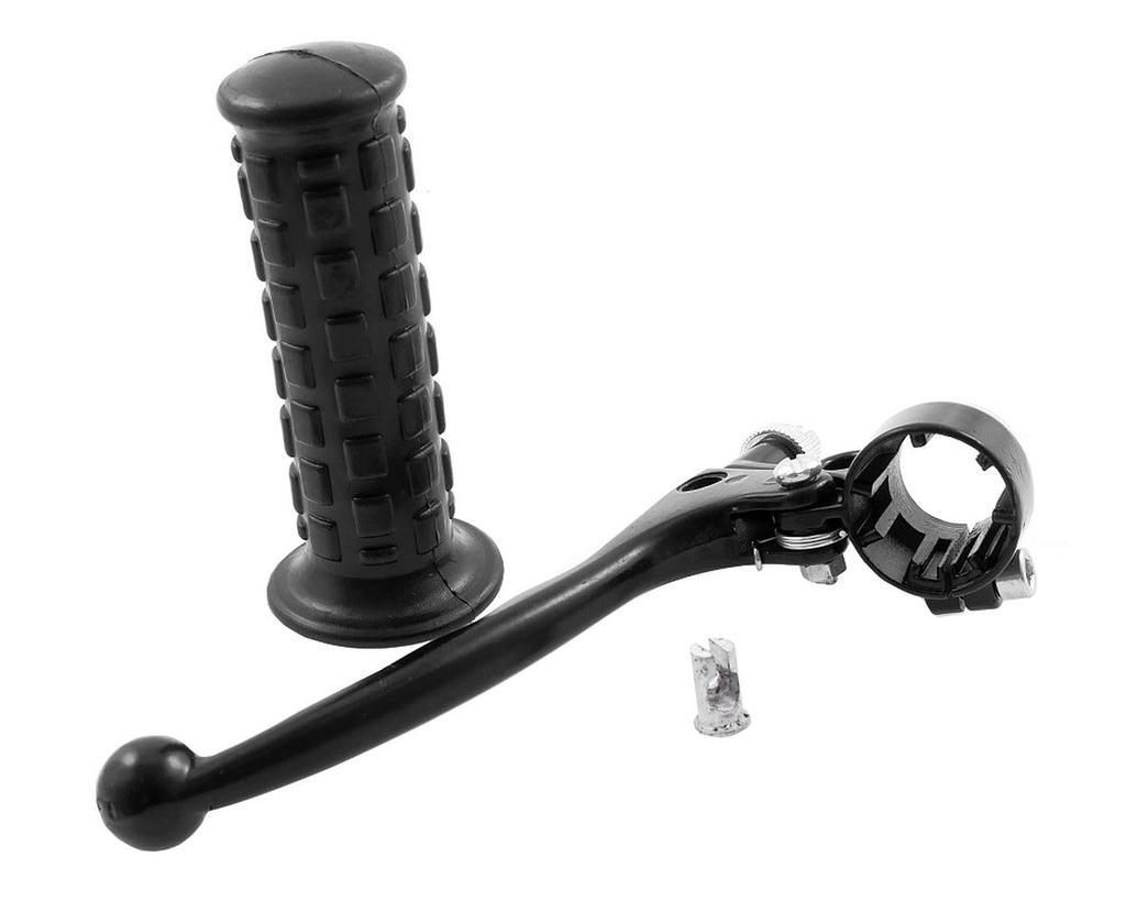 Tomos Handlebar Lever and Handlebar Holder Set (Left, Black)