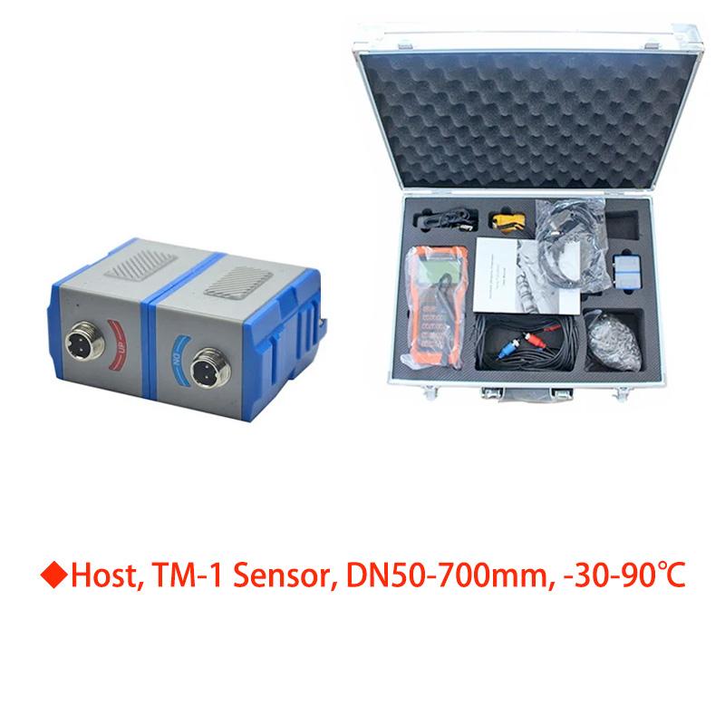 Handheld Ultrasonic Flow Meter TUF-2000H Portable Clamp-on Ultrasonic Water Flowmeter IP68 Digital Liquid Pipeline Sensor