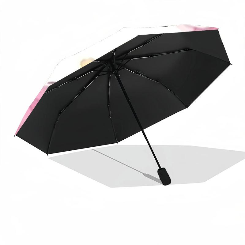 1pc Hello Kitty Automatic Opening/Closing Umbrella with Foldable Design, 8-Bone Iron Frame, Outdoor, Ideal Gift for Fans, Travelers, Daily Use, Suitab