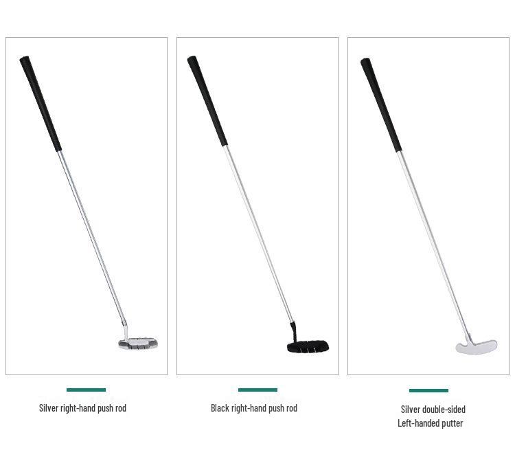 Golf Club Three-Section Double-Sided Zinc Alloy Putter for Beginners