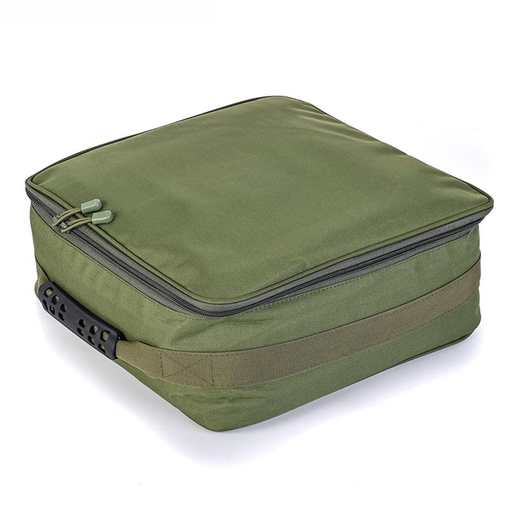 Portable Fishing Tackle Bag Waterproof Fishing Bag with 3 Adjustable Dividers for Spinning Baitcasting Fly Reels