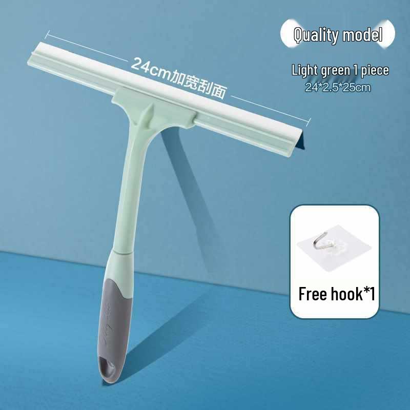 Silicone Floor & Glass Wiper Scraper - Window & Water Cleaning Tool